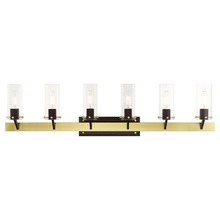 Livex Lighting 17826-12 - 6 Lt Satin Brass Vanity Sconce