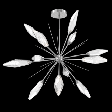 Hammerton CHB0050-0B-SN-CC-001-L1 - Rock Crystal Starburst-0B-Satin Nickel
