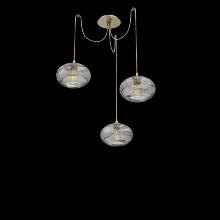 Hammerton SCB0036-03-GB-OS-C01-E2 - Coppa Round 3pc Swag Multi-Pendant