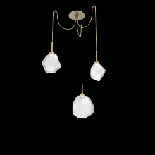 Hammerton SCB0039-03-GB-C-C01-L3 - Gem Round 3pc Swag Multi-Pendant