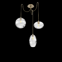 Hammerton SCB0048-03-GB-OC-C01-E2 - Misto Round 3pc Swag Multi-Pendant