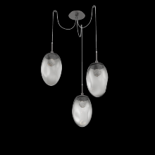 Hammerton SCB0067-03-GP-FS-C01-L3 - Meteo Round 3pc Swag Multi-Pendant
