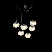 Hammerton SCB0068-06-MB-GA-C01-L1 - Nova Round 6pc Swag Multi-Pendant