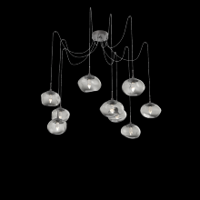 Hammerton SCB0068-09-GP-GS-C01-L1 - Nova Round 9pc Swag Multi-Pendant