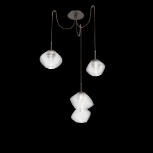 Hammerton SCB0089-03-FB-C-C01-L1 - Mesa Round 3pc Swag Multi-Pendant