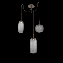 Hammerton SCB0091-03-BB-S-C01-L3 - Vessel Round 3pc Swag Multi-Pendant