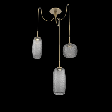 Hammerton SCB0091-03-GB-S-C01-L3 - Vessel Round 3pc Swag Multi-Pendant