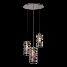 Hammerton CHB0013-11-BS-0-C01-E2 - Tempest Round 11pc Multi-Pendant