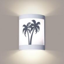 A-19 F200B-A2 - Twin Palms Wall Sconce: Straw