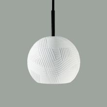A-19 MP01-A18-BCC - Twine Mini Pendant: Adirondack Green (Black Cord & Canopy)