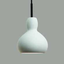 A-19 MP13-A15-BCC - Venus Mini Pendant: Fleet Blue (Black Cord & Canopy)