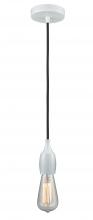 Innovations Lighting 100W-10BK-3W - Chelsea - 1 Light - 2 inch - White - Cord hung - Mini Pendant