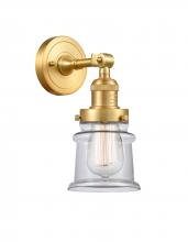 Innovations Lighting 203-SG-G182S - Canton - 1 Light - 5 inch - Satin Gold - Adjustable Sconce