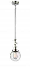 Innovations Lighting 206-PN-G204-6 - Beacon - 1 Light - 6 inch - Polished Nickel - Stem Hung - Adjustable Mini Pendant