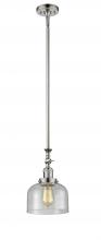 Innovations Lighting 206-PN-G74 - Bell - 1 Light - 8 inch - Polished Nickel - Stem Hung - Adjustable Mini Pendant