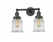 Innovations Lighting 208-OB-G182-LED - Canton - 2 Light - 17 inch - Oil Rubbed Bronze - Adjustable Bath Vanity Light