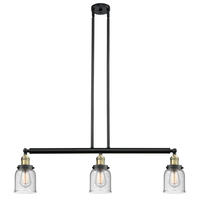 Innovations Lighting 213-BAB-G54-LED - Bell - 3 Light - 38 inch - Black Antique Brass - Stem Hung - Adjustable Island Light