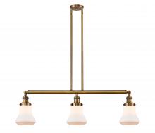 Innovations Lighting 213-BB-G191 - Bellmont - 3 Light - 39 inch - Brushed Brass - Stem Hung - Adjustable Island Light