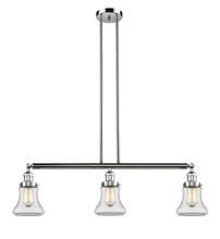 Innovations Lighting 213-PC-G192 - Bellmont - 3 Light - 39 inch - Polished Chrome - Stem Hung - Adjustable Island Light