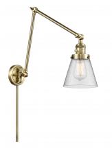 Innovations Lighting 238-AB-G64 - Cone - 1 Light - 8 inch - Antique Brass -Adjustable Swing Arm