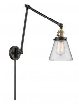 Innovations Lighting 238-BAB-G62 - Cone - 1 Light - 8 inch - Black Antique Brass -Adjustable Swing Arm