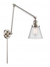 Innovations Lighting 238-PN-G64 - Cone - 1 Light - 8 inch - Polished Nickel -Adjustable Swing Arm