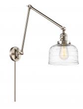 Innovations Lighting 238-SN-G713 - Bell - 1 Light - 8 inch - Brushed Satin Nickel -Adjustable Swing Arm