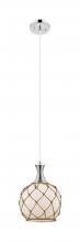 Innovations Lighting 415-1P-PN-G121-8RB - Astor - 1 Light - 8 inch - Polished Nickel - Cord hung - Mini Pendant