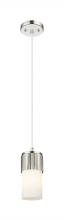 Innovations Lighting 428-1P-PN-G428-7WH - Bolivar - 1 Light - 5 inch - Polished Nickel - Pendant