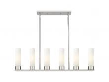 Innovations Lighting 429-6I-SN-G429-8WH - Empire - 6 Light - 44 inch - Satin Nickel - Linear Pendant