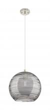 Innovations Lighting 434-1P-PN-G1213-10SM - Crown Point - 1 Light - 10 inch - Polished Nickel - Pendant