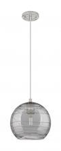 Innovations Lighting 434-1P-SN-G1213-8SM - Crown Point - 1 Light - 8 inch - Satin Nickel - Pendant
