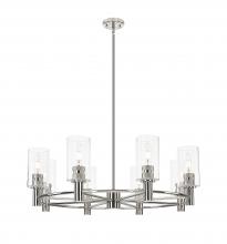 Innovations Lighting 434-8CR-PN-G434-7CL - Crown Point - 8 Light - 32 inch - Polished Nickel - Chandelier