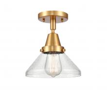 Innovations Lighting 447-1C-SG-G4474 - Caden - 1 Light - 8 inch - Satin Gold - Flush Mount