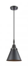 Innovations Lighting 447-1P-BK-M13-BK - Appalachian - 1 Light - 8 inch - Matte Black - Mini Pendant