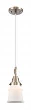 Innovations Lighting 447-1P-SN-G181S - Canton - 1 Light - 7 inch - Brushed Satin Nickel - Mini Pendant