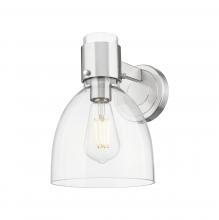 Innovations Lighting 464-1W-SN-G464D-7CL - Lawton Bell - 1 Light - 8 inch - Satin Nickel - Sconce