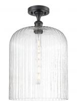 Innovations Lighting 516-1C-BK-G559-12SDY - Bridal Veil - 1 Light - 5 inch - Matte Black - Semi-Flush Mount