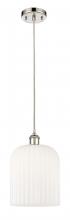 Innovations Lighting 516-1P-PN-G559-8GWH - Bridal Veil - 1 Light - 5 inch - Polished Nickel - Cord hung - Mini Pendant