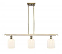 Innovations Lighting 516-3I-AB-G559-5GWH - Bridal Veil - 3 Light - 36 inch - Antique Brass - Cord hung - Island Light