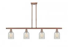 Innovations Lighting 516-4I-AC-G2511 - Caledonia - 4 Light - 48 inch - Antique Copper - Cord hung - Island Light
