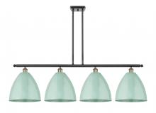 Innovations Lighting 516-4I-BAB-MBD-12-SF - Plymouth - 4 Light - 50 inch - Black Antique Brass - Cord hung - Island Light