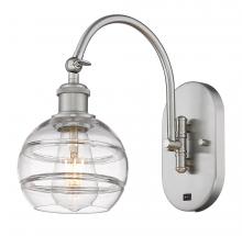 Innovations Lighting 518-1W-SN-G556-6CL - Rochester - 1 Light - 6 inch - Brushed Satin Nickel - Adjustable Swing Arm