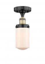 Innovations Lighting 616-1F-BAB-G311 - Dover - 1 Light - 5 inch - Black Antique Brass - Semi-Flush Mount