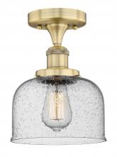 Innovations Lighting 616-1F-BB-G74 - Bell - 1 Light - 8 inch - Brushed Brass - Semi-Flush Mount
