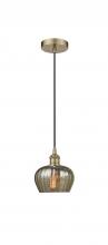 Innovations Lighting 616-1P-AB-G96 - Fenton - 1 Light - 7 inch - Antique Brass - Mini Pendant