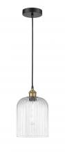 Innovations Lighting 616-1P-BAB-G559-8CL - Bridal Veil - 1 Light - 5 inch - Black Antique Brass - Cord hung - Mini Pendant