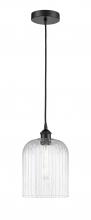 Innovations Lighting 616-1P-BK-G559-8CL - Bridal Veil - 1 Light - 5 inch - Matte Black - Cord hung - Mini Pendant