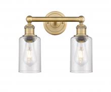Innovations Lighting 616-2W-BB-G804 - Clymer - 2 Light - 13 inch - Brushed Brass - Bath Vanity Light
