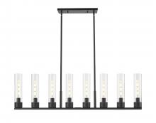 Innovations Lighting 617-8I-BK-G617-11CL - Boreas - 6 Light - 48 inch - Matte Black - Linear Pendant